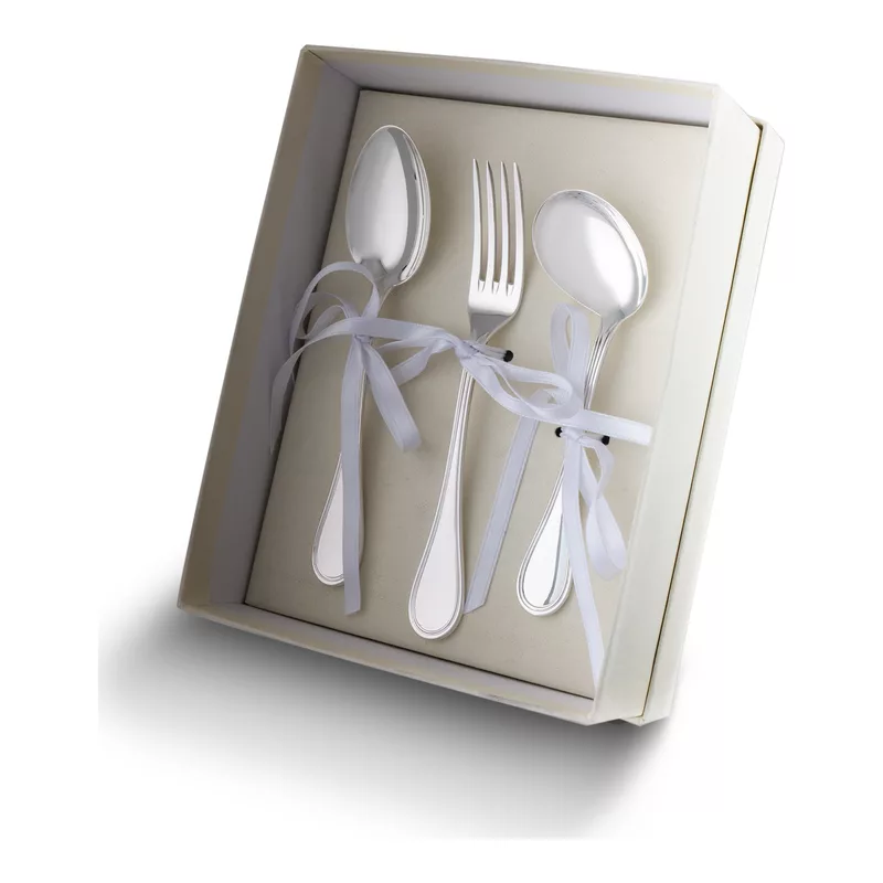 Greggio 9.80.7012 Baby fork-spoon-feeding spoon set