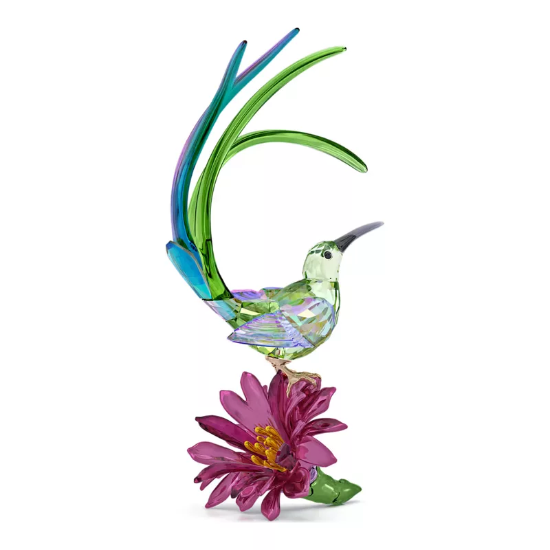 Swarovski 5675166 Heykəlcik "Şəkər quşu və kaktus çiçəyi"