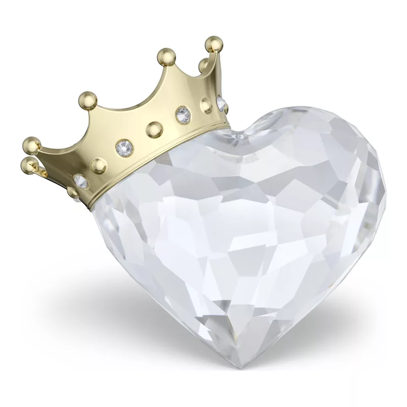 Swarovski 5692958 Heykəlcik "Tac ilə simvolik ürək"
