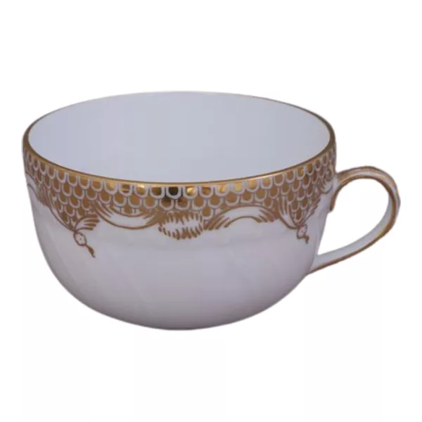 Herend Gold fish scale Çay fincanları və nəlbəkilər