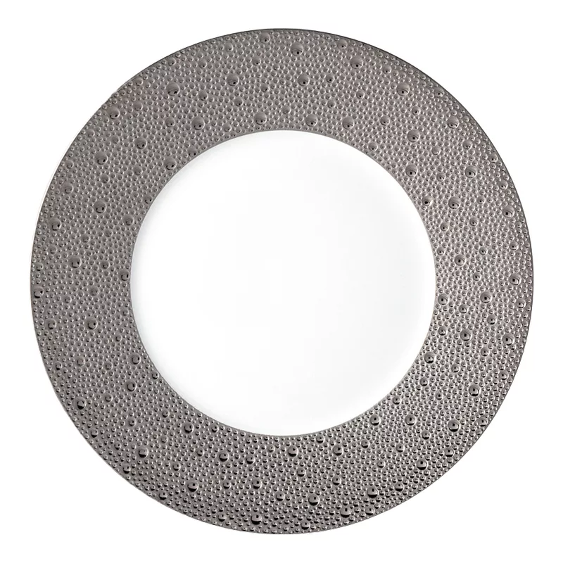 Bernardaud Ecume Platine Yemək boşqabları
