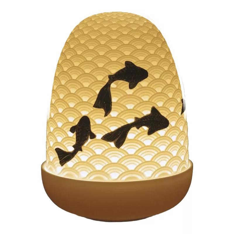 Lladro 1023888 Masa lampası "Koi Dome"