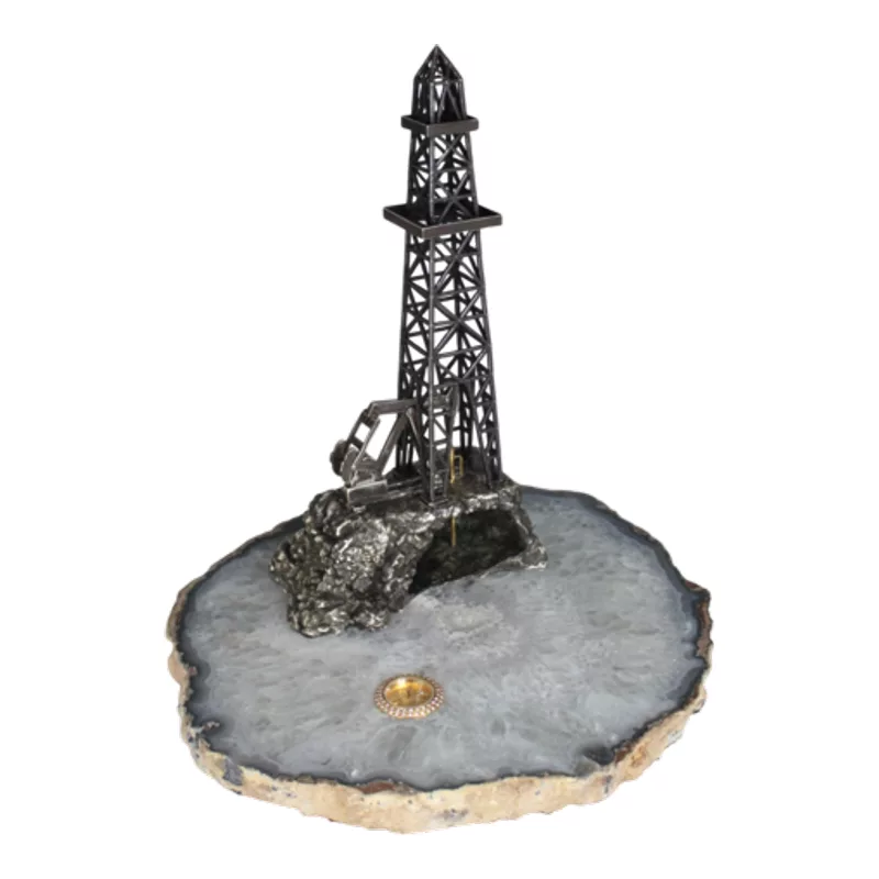 Manuel carrera MC-8198-03 Table clock "Oil Tower"