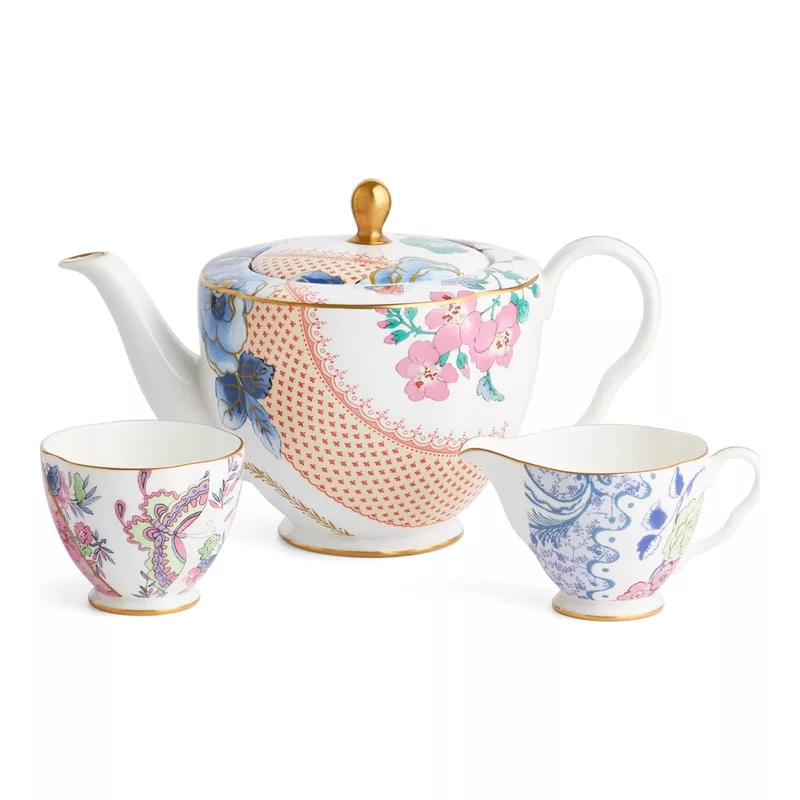 Wedgwood 40003932 Çaydan, şəkər və qaymaq qabı dəsti