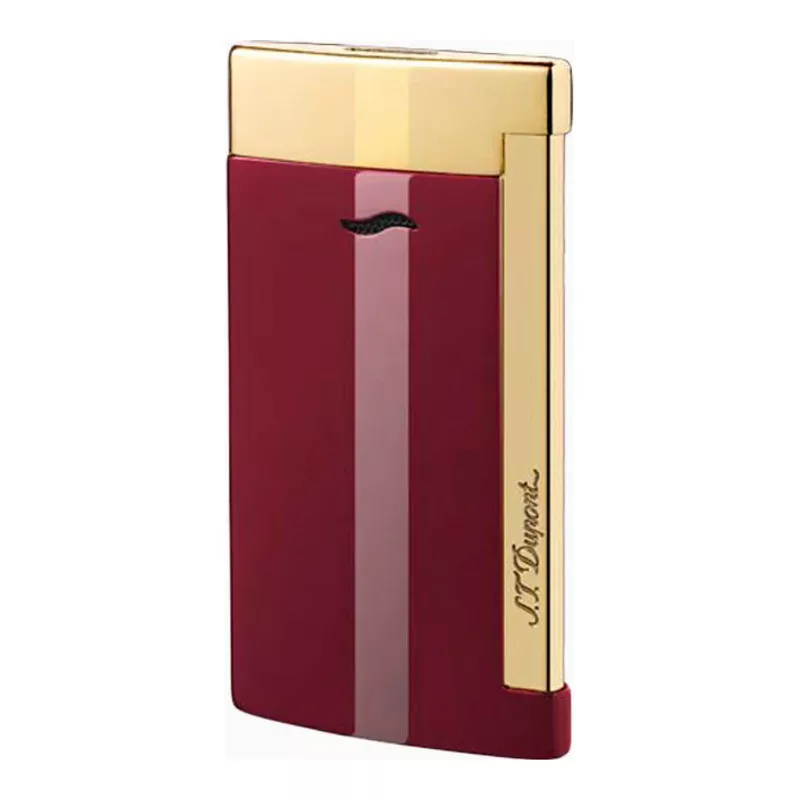 Dupont 27707 RED AND GOLDEN FINISH LIGHTER