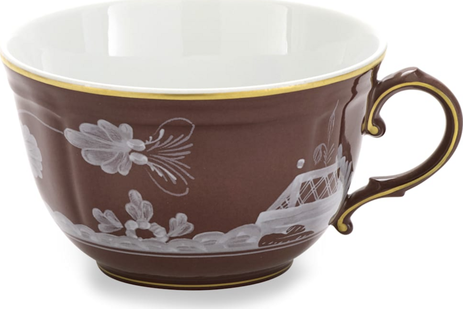 Ginori 1735 Oriente Italiano Çay fincanları və nəlbəkilər