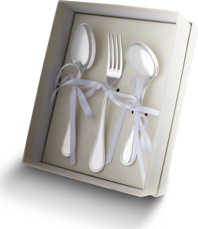Greggio 9.80.7012 Baby fork-spoon-feeding spoon set