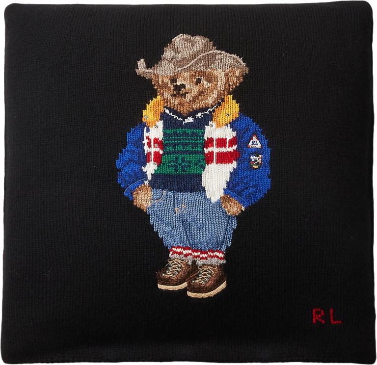 Ralph lauren home 650684789001 RL Bear 20x20 Throw Pillow
