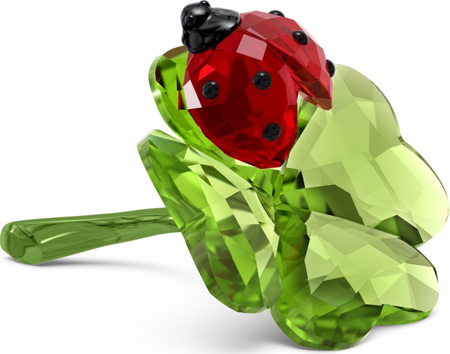 Swarovski 5666852 Фигурка "Божья коровка и клевер"