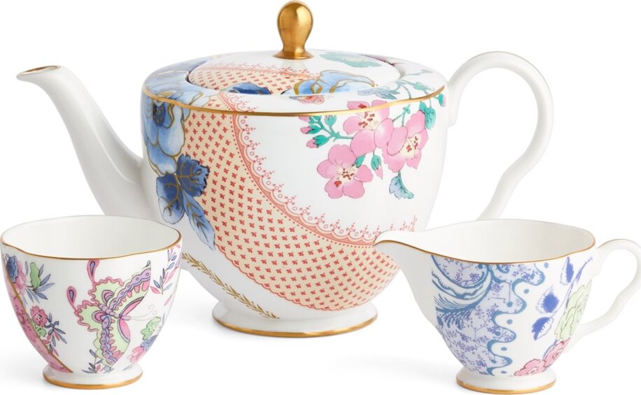 Wedgwood 40003932 Çaydan, şəkər və qaymaq qabı dəsti