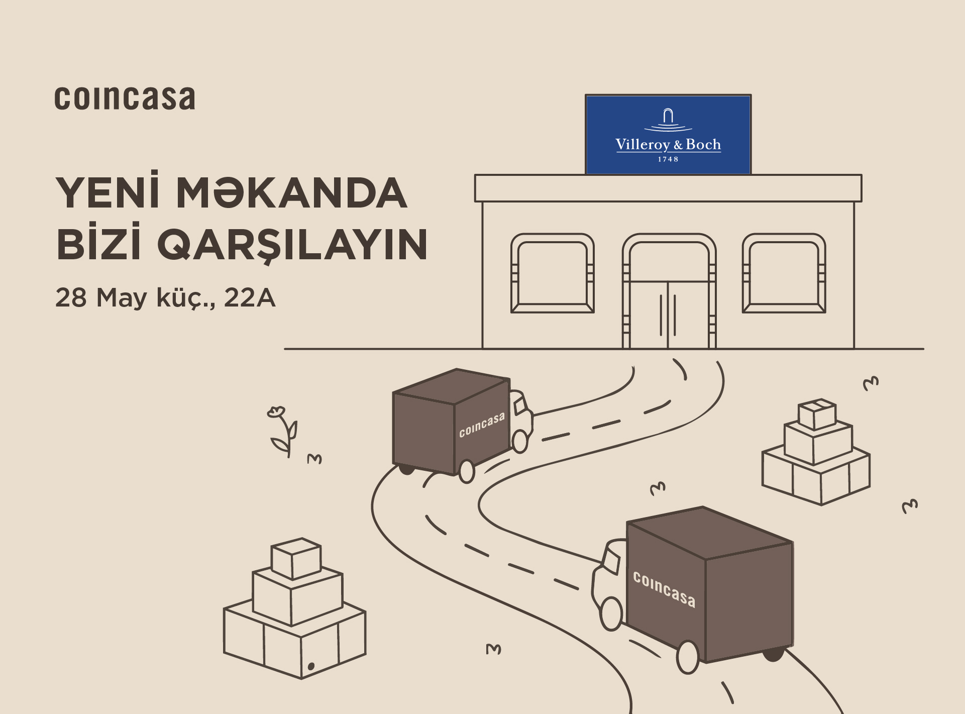 "Coincasa" Nizami filialı fəaliyyətini "Villeroy and Boch" mağazasında davam etdirir